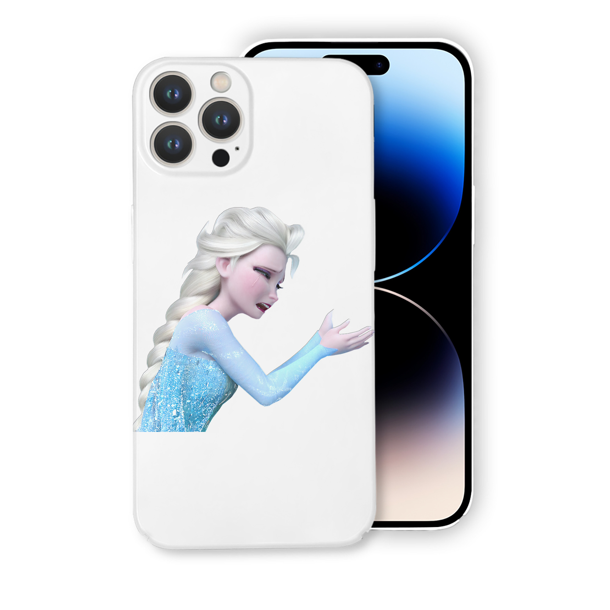 （画像用） アナと雪の女王 アンナ エルサ Frozen Anna Elsa 【iPhone 14シリーズ対応】ハードケース